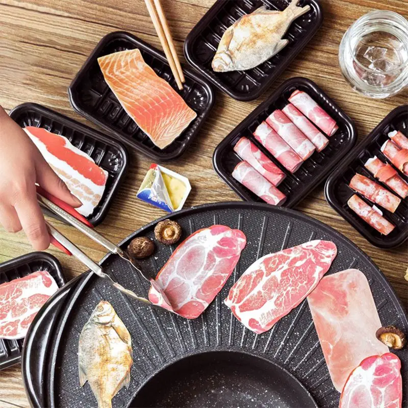 

50 pcs/Set Novelty Item Cute Creative Paper Fish/Meat Sticky Notes Memo Pad Bookmark For Gift Korean Stationery School Supplies