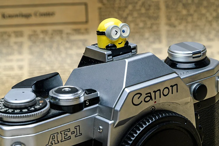 3D мультфильм желтые люди камера Фонарик Горячий башмак Крышка для Canon Nikon Fujifilm samsung Panasonic Leica Olympus