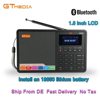 

GTMEDIA D1 Portable Digital Radio FM stereo/ RDS Multi Band Radio Speaker with LCD Display Alarm Clock
