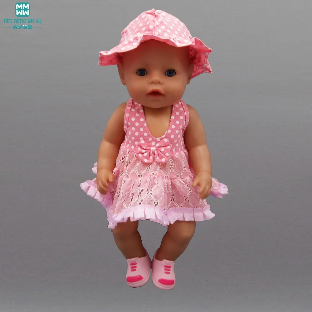Clothes for dolls fits 43cm Baby Born zapf doll Accessories fashion