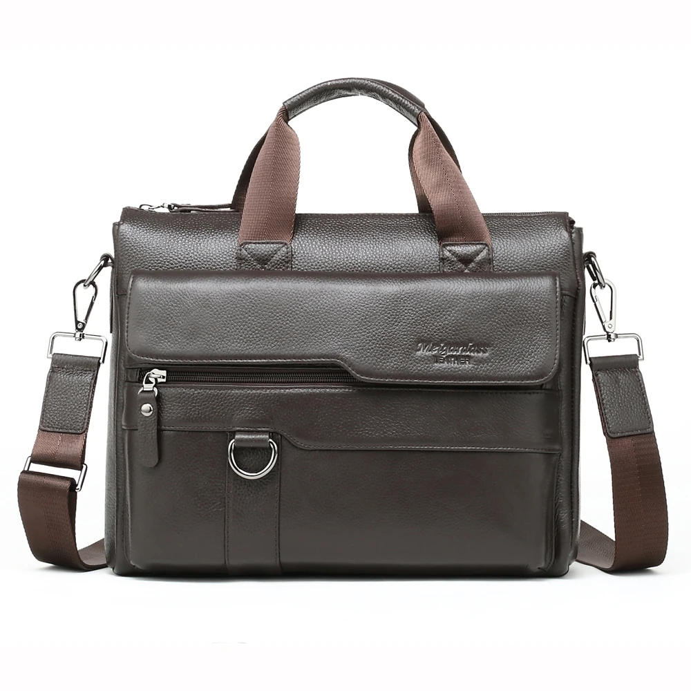 MEIGARDASS الرجال حقائب جلد أصلي للرجال حقيبة الذكور الأعمال الكمبيوتر المحمول وثيقة Crossbody أكياس حقيبة ساعي اليد
