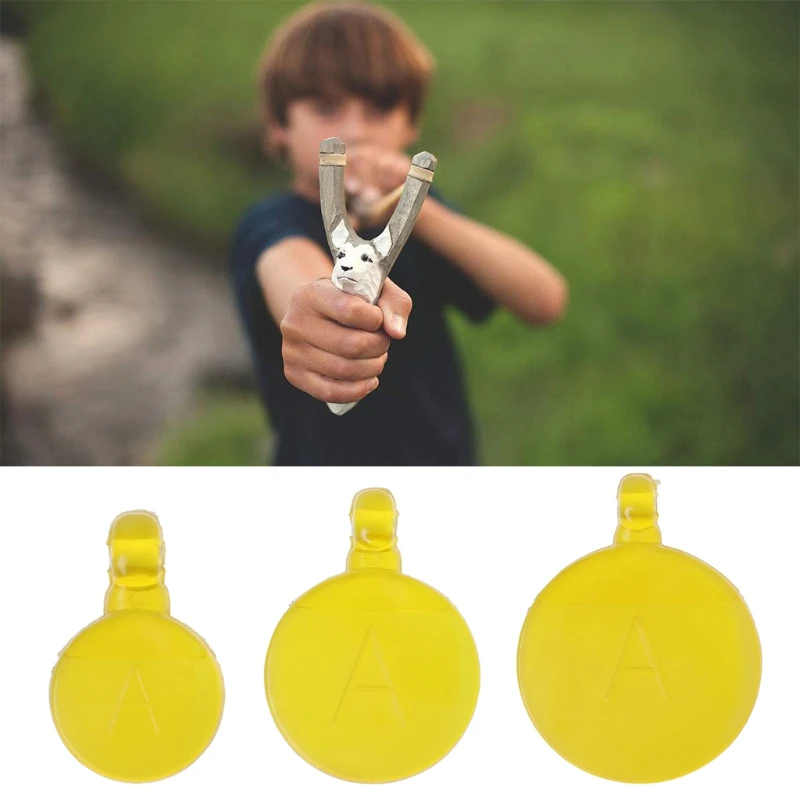 

Target Bullseye Slingshot Catapult Microfiber Silicone Archery Sports 2/3/4cm
