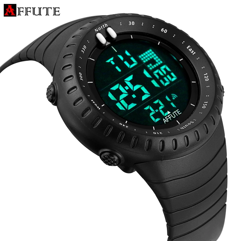 

Luxury Top Brand Mens Digtial Watches Dive 50m Military Sports Led Watch Man Fashion Casual Rubber Strap Electronic Wristwatch