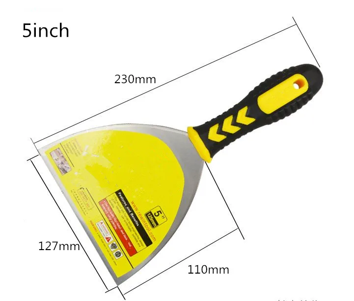 Лидер продаж! Шпатель скребок " 3" " 5" Скребок Лопата из углеродистой стали пластиковая ручка штукатурка для стен нож Ручные приборы
