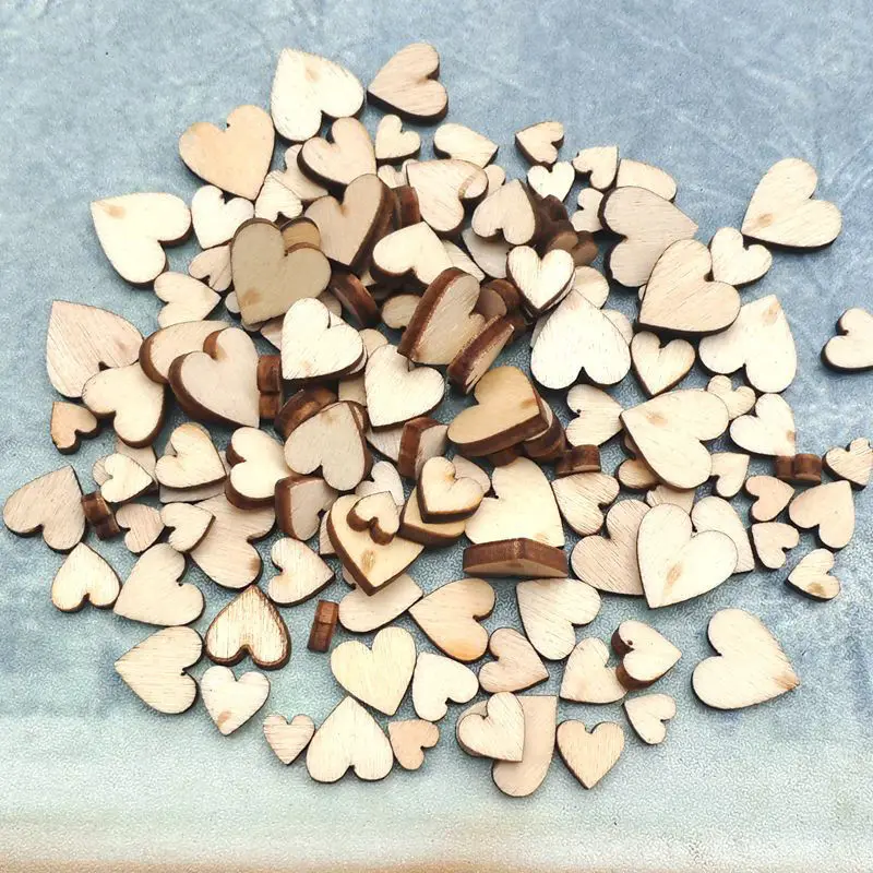 100pcs Size Mixed Love Heart Peach Heart Antique Wooden Button Wedding Table Scatter Map Home Decor 100pcs Size Mixed Love Heart Peach Heart Antique Wooden Button Wedding Table Scatter Map Home Decor
