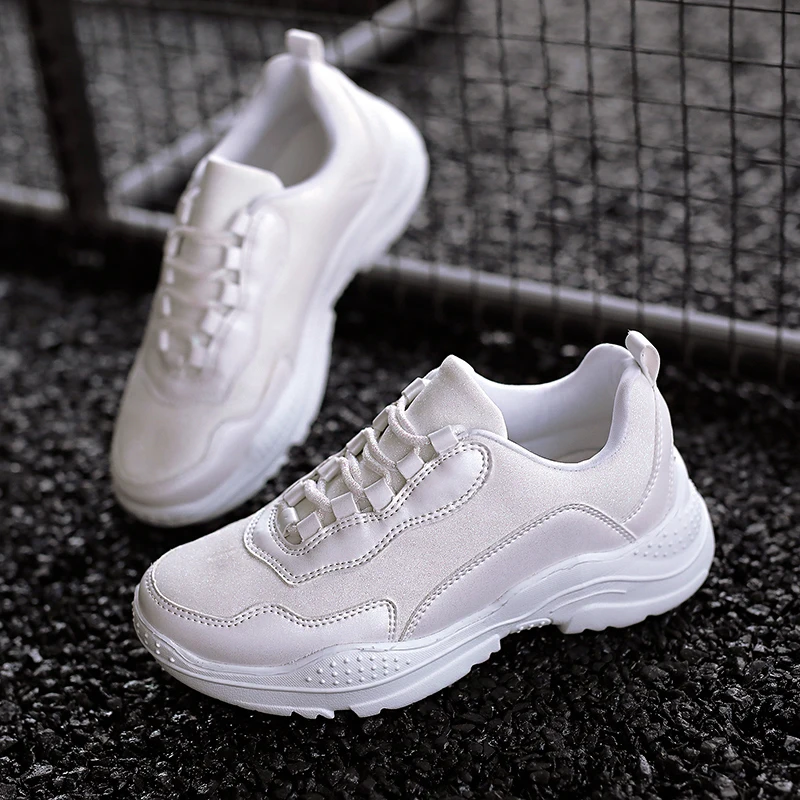 New Trend Gym Shoes For Girls Thick Soled Women Running Shoe Purple Pink Jogging Ladies Shoes Big Size 42 Female Sports Sneakers New Trend Gym Shoes For Girls Thick Soled Women Running Shoe Purple Pink Jogging Ladies Shoes Big Size 42 Female Sports Sneakers