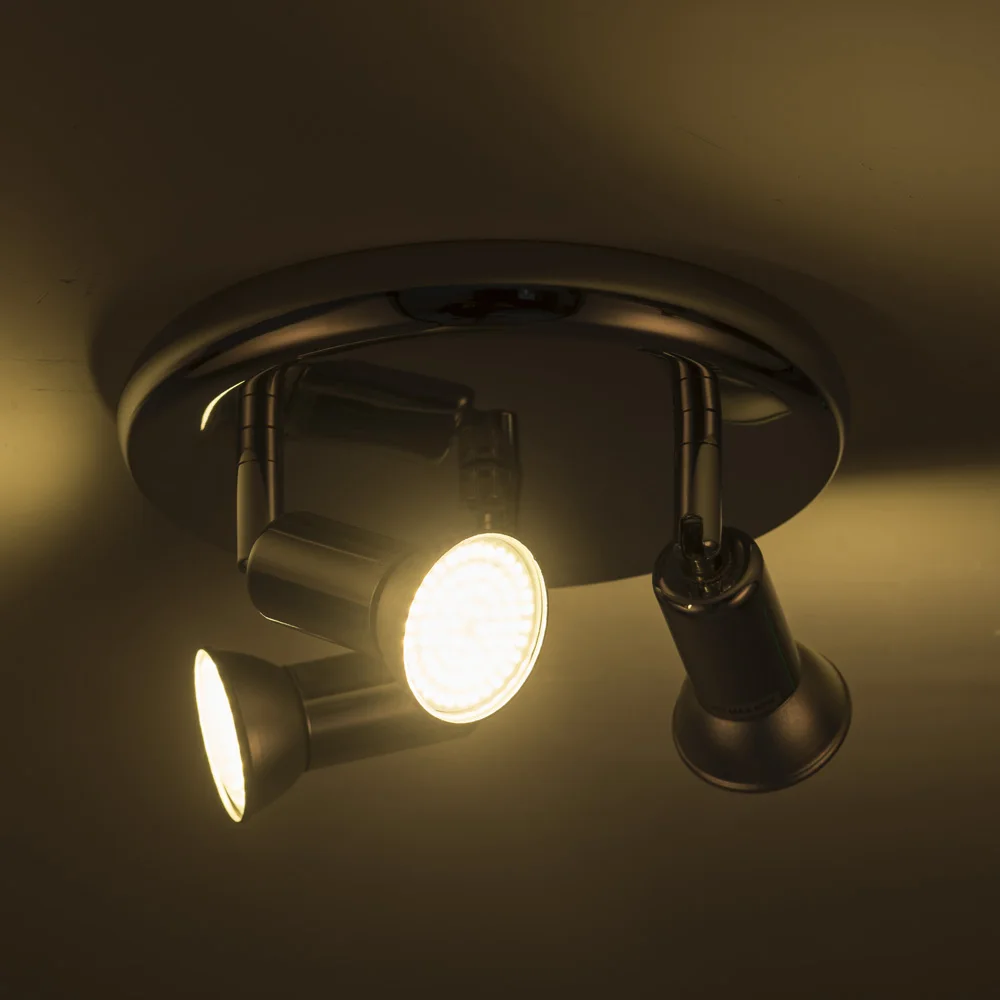  Adjustable led Ceiling light 3 heads rotatable showcase corridor ceiling lamp Modern living room be - 32982072008