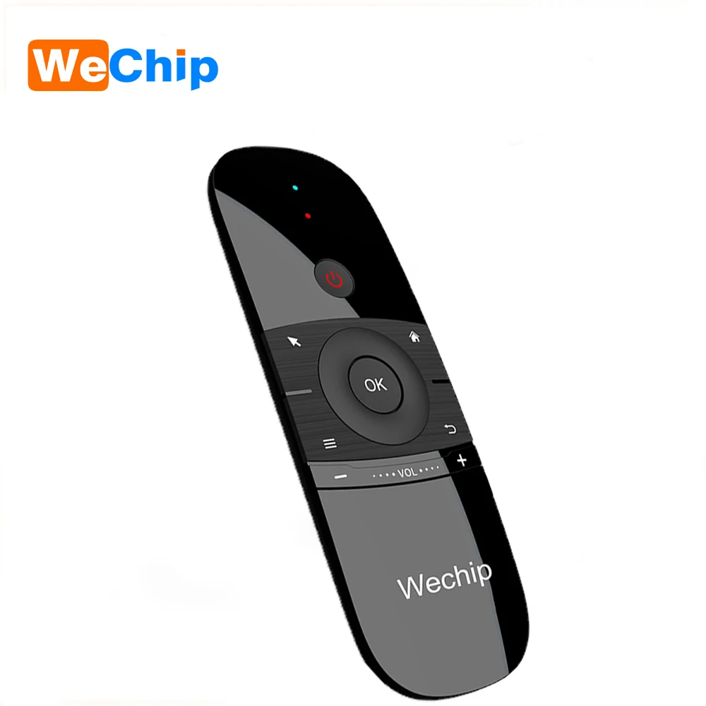 Wechip W1 الروسية أو الإنجليزية النسخة 2.4 GHz اللاسلكية لوحة المفاتيح البسيطة يطير ماوس هوائي ل الذكية تي في بوكس أندرويد البسيطة PC HTPC العارض