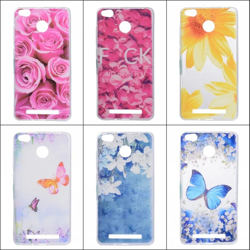 for xiaomi redmi 3 s cover fashion luxury flower butterfly soft tpu for xiomi xiaomi for xiaomi redmi 3 s cover fashion luxury flower butterfly soft tpu for xiomi xiaomi