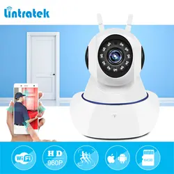 Lintratek беспроводной ИП камера для наблюдения видеоняни и радионяни Pet cam 960 P охранных товары теле видеонаблюдения CCTV двухстороннее аудио