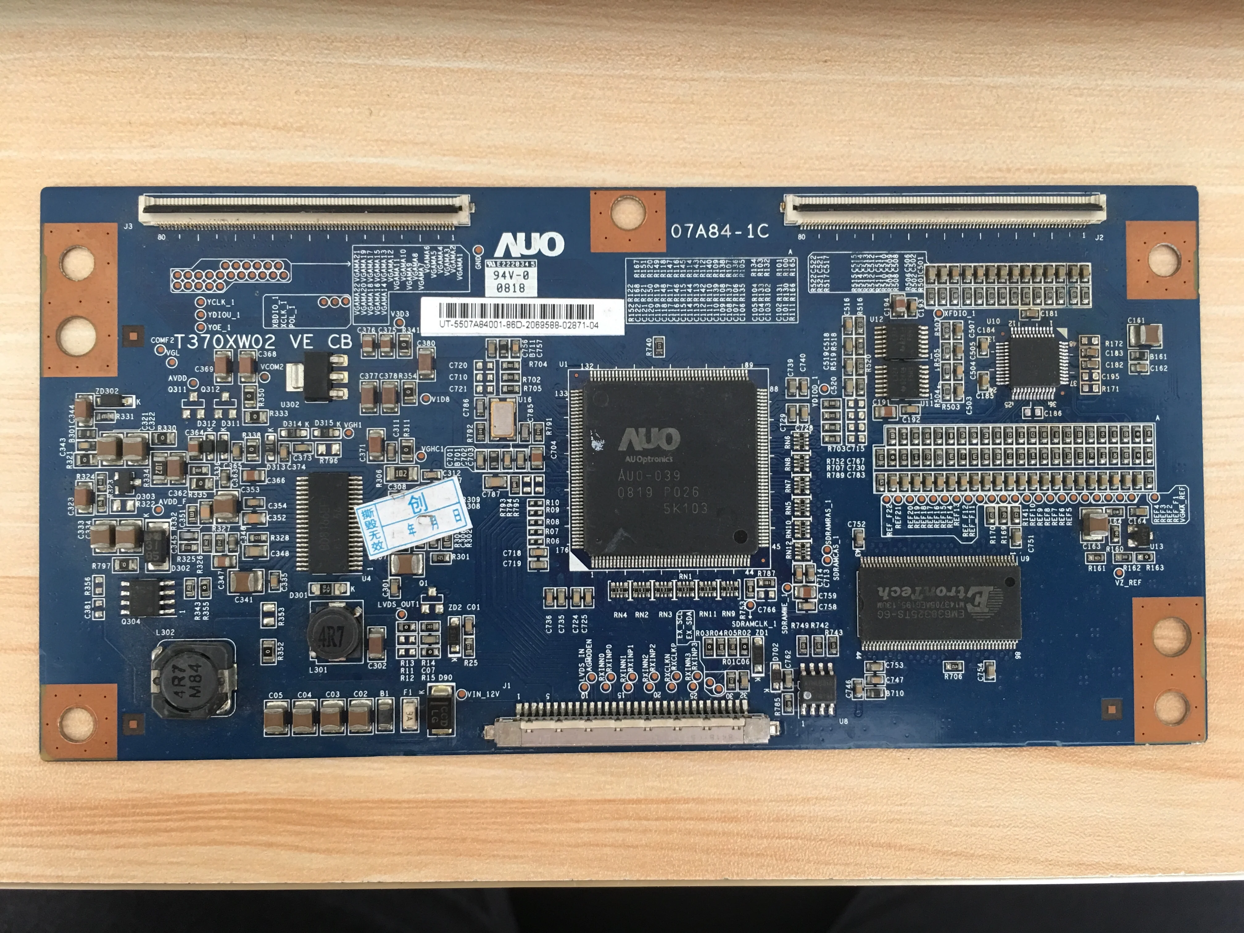 Электронная схема логическая плата KLV 37S400A T370XW02 VE CB 07A84 1C в наличии хороший тест