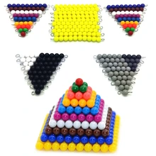 Montessori Math Materials Bead Game Family Version for Preschool Early Learning