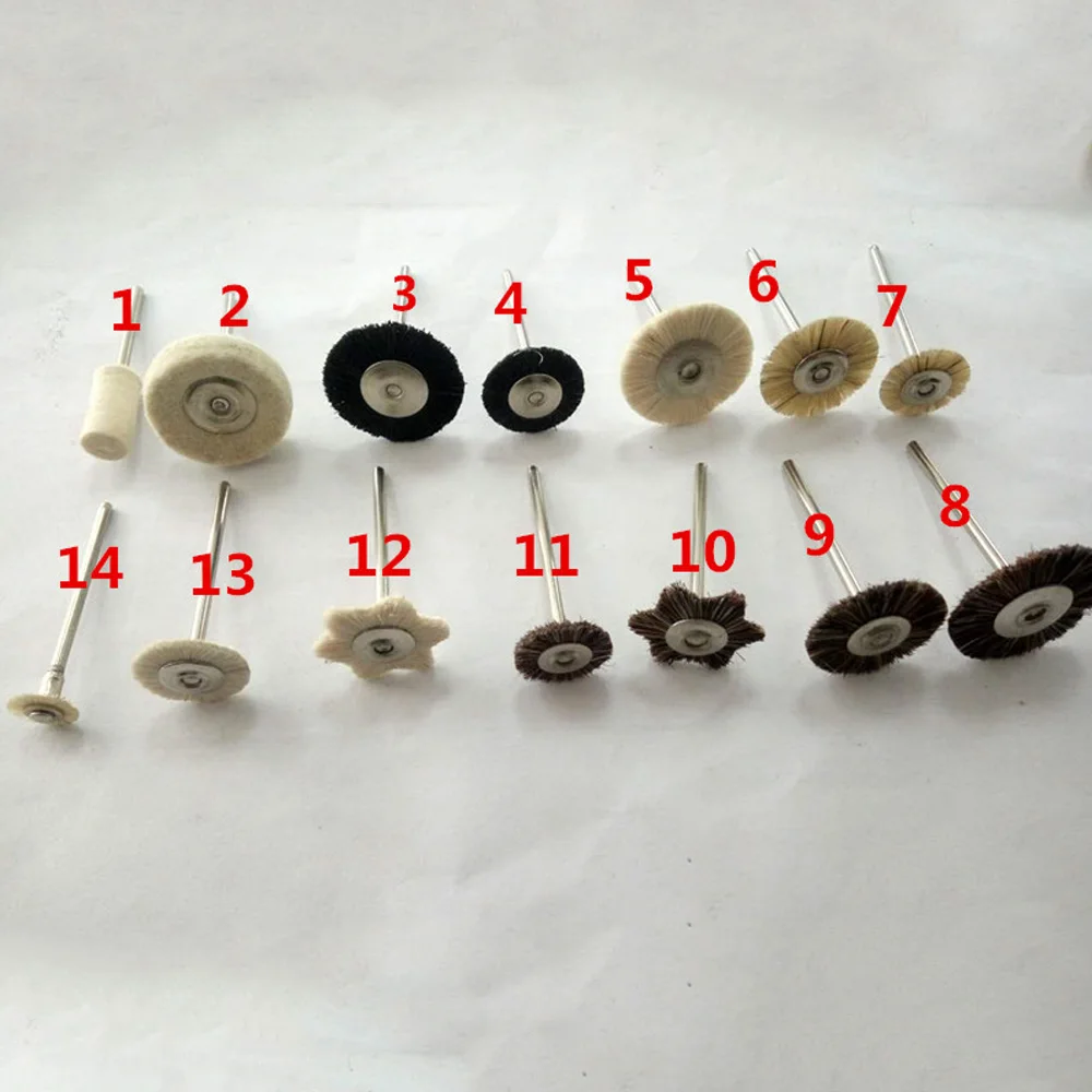 

Dental oral material with handle polishing cloth wheel T-shaped white cloth wheel cotton flake flannel Wheel grinding head