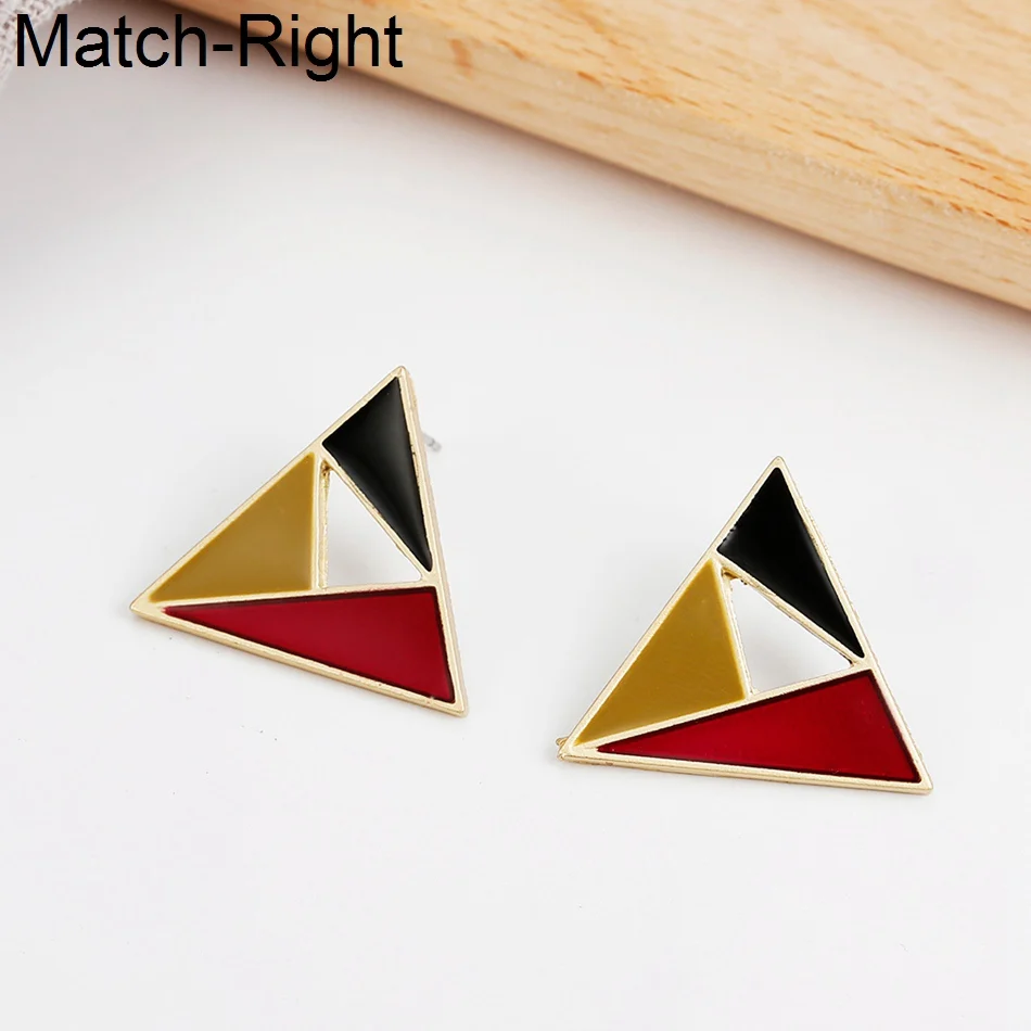 

Match-Right Trendy Earrings for Women/Geometric/Cute/Small/Korean/Statement/Round/Stud Earrings Fashion Jewelry female SP644