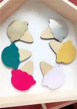 

Nordic DIY Wooden Ice-cream Wooden Clothes Hook For Princess Girl Room Wall Decorative Hook Children Room Photography Props Rack