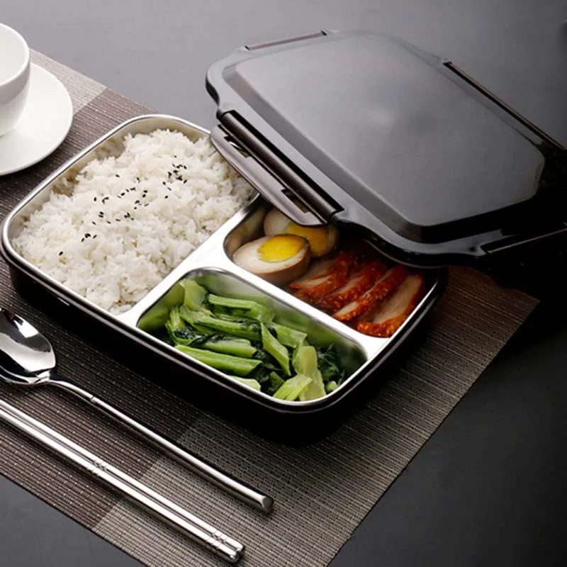 1200 мл кухонные принадлежности мульти-сетка изоляция обеда из нержавеющей стали Bento Контейнер для пищи большой размер держать теплые коробки