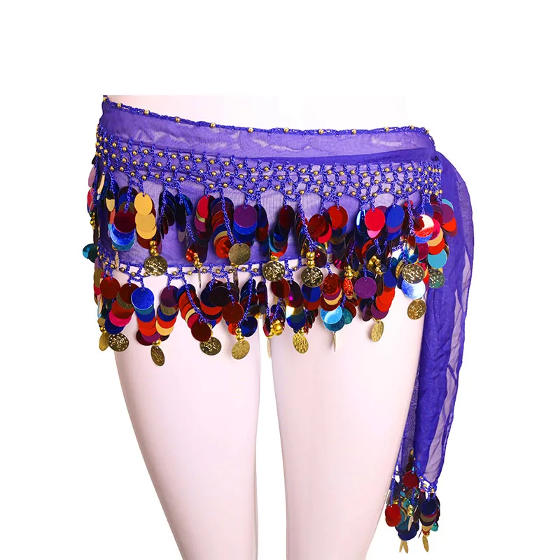 1 шт. пояс для танца живота с блестками и монетами|belly dance hip|hip scarfbelly hip scarf |