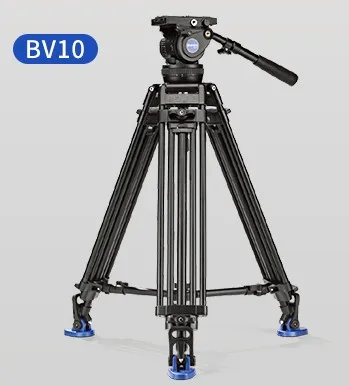 Benro BV6/BV4/BV8/BV10 серия штатив для камеры Регулируемый демпфирующий гидравлический PTZ фото Профессиональный штатив - Цвет: bv10