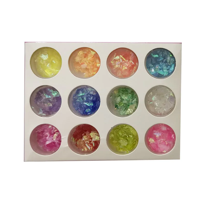 Наклейки для украшения ногтей 12 цветов аксессуары для самостоятельного маникюра для женщин леди- MS