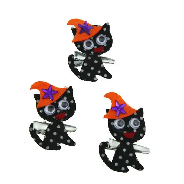 halloween cat hair clip2