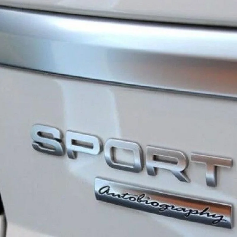 "Спорт" буквы багажник значок Задняя эмблема значок наклейка подходит для LAND ROVER Автомобиль