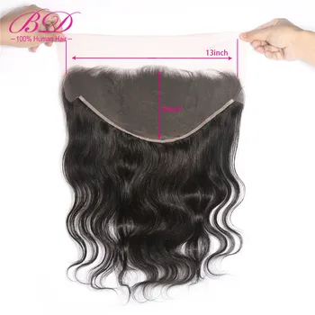 

Ear to Ear 13x4.5 Lace Frontal Closure Body Wave With Baby Hair Deep Part 8-20 inch Brazilian Remy Human Hair Pre Plucked