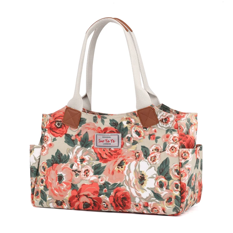 Женская сумка тоут Bolsos mujer de marca famosa повседневные женские сумки с цветами большие