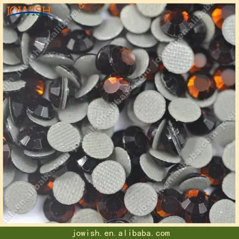 

SS30 Smoked Topaz lead free rhinestone Iron on korean stone 50gross / bag glass on crystal for dress bag