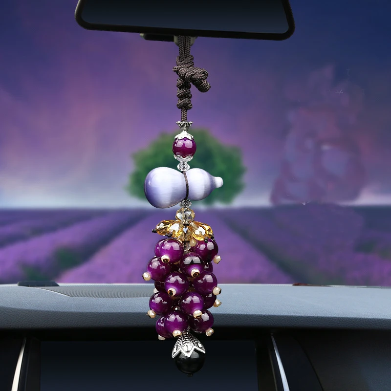 Colorful Car Rear View Mirror Ornament Auto Charm Pendant Lovely Lucky