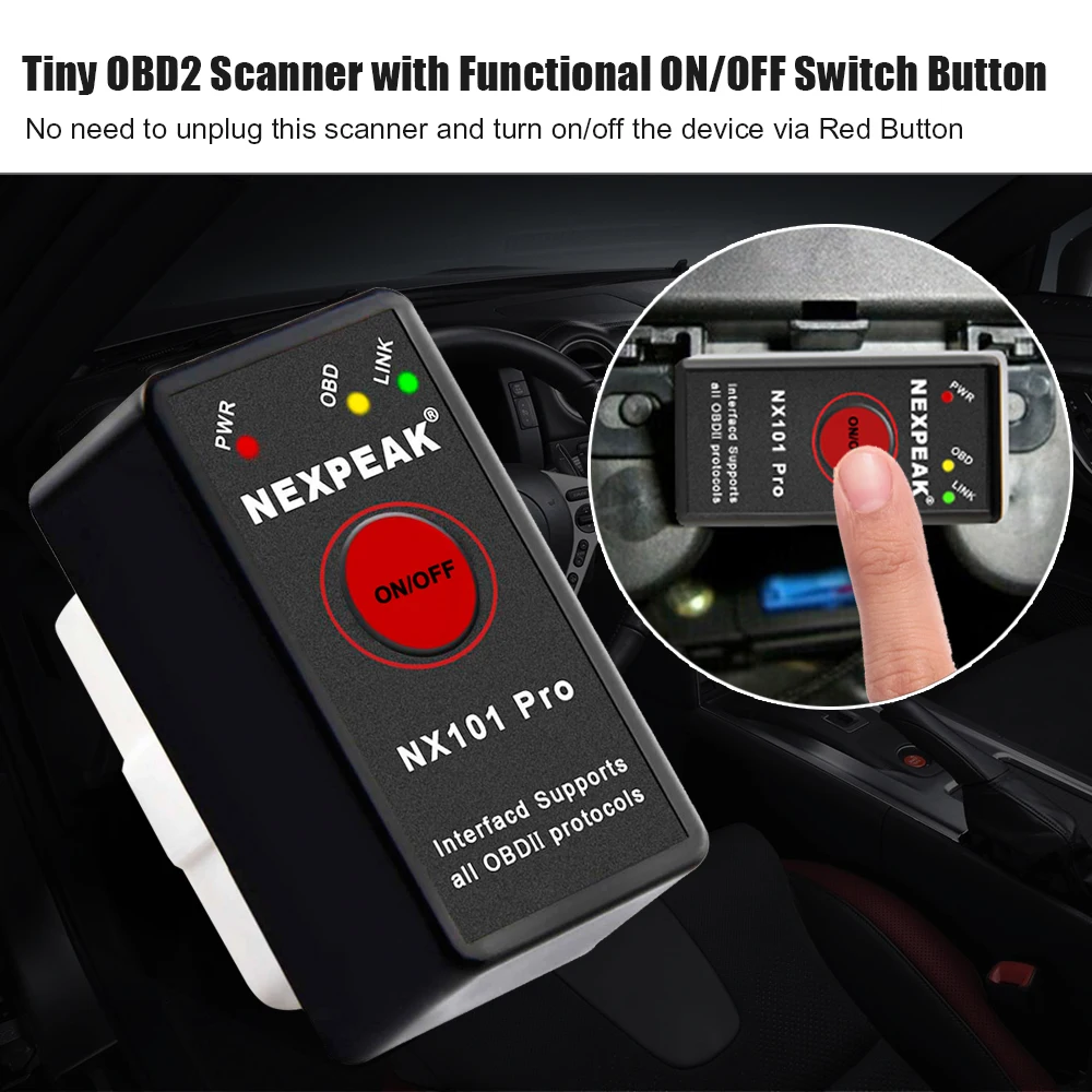 10 шт. ELM327 V1.5 Bluetooth с чипом PIC18F25K80 для Android OBD 2 Автомобильный диагностический