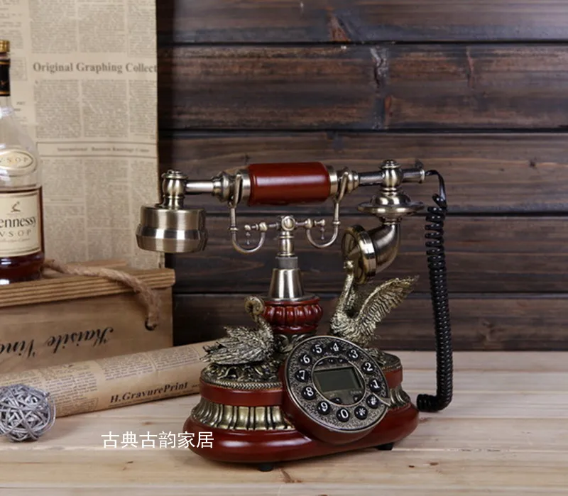 Мода Античный Телефон Античная старинные телефон имиджевый деревенский телефон IDS-8963