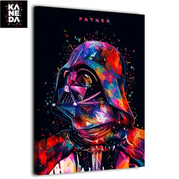 

1 pcsHD printed canvas art painting Star War Darth Vader father by KANEDA Alessandro Pautasso wall art home decor NY-7145C