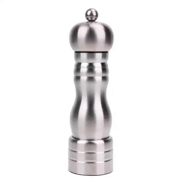 Stainless Steel Manual Pepper Grinder Pepper Mill Condiment Kitchen
