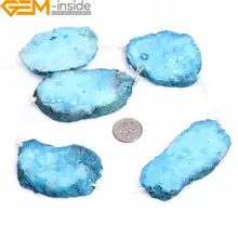 Агаты камень полудрагоценных камней без каблука кусочек бисер DIY свободные шарики для изготовления ювелирных изделий 5 шт. к