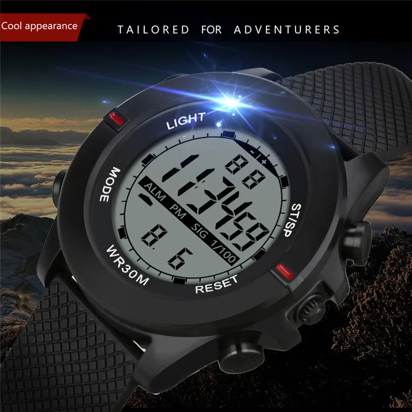 

Fashion Sports Watches Men Watch Alarm Male Digital Wristwatches Relogio Masculino orologio fitness relog inteligente hombre 4FN