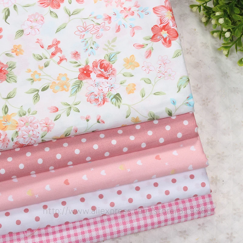 5 шт. 40 см * 50 см|flower cotton fabric|fabrics for patchworkcotton fabric |