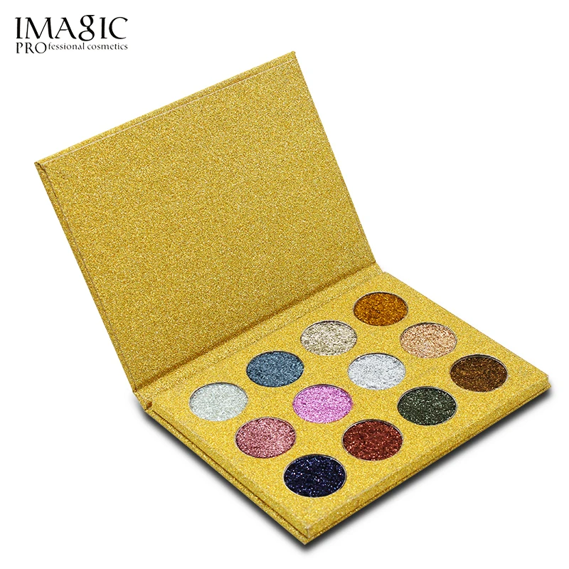 

IMAGIC imagic palettes Pressed Glitters Single Eyeshadow Diamond Rainbow Make Up Cosmetic Eye shadow metallic Magnet Palette