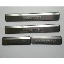 Высококачественная накладка из нержавеющей стали/порог для 2010-15 Mitsubishi lancer EX автостайлинг