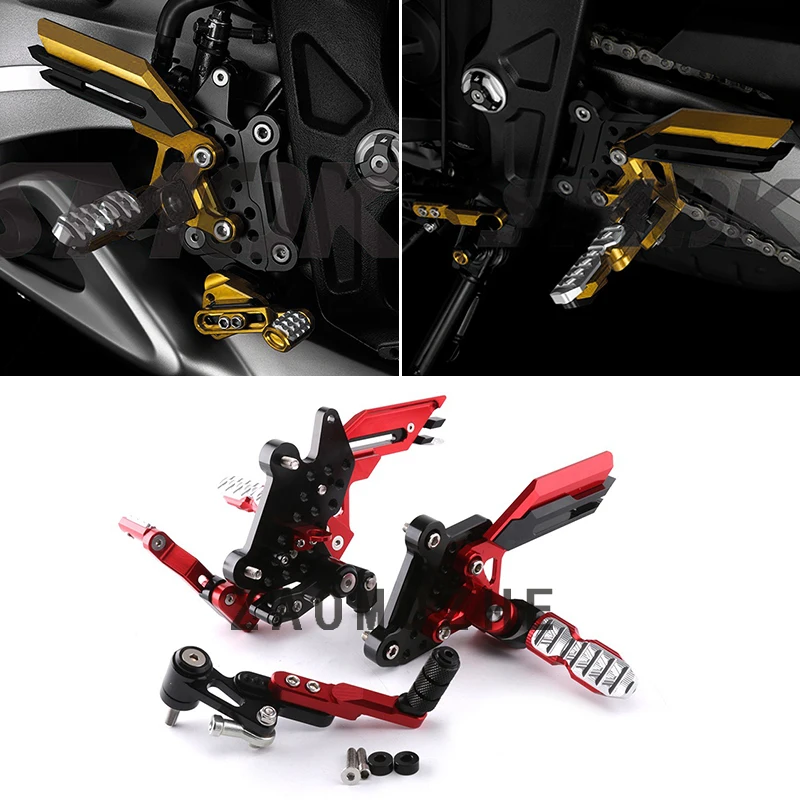 

For Honda CB650F 2014-2017 Motorcycle Accessories CNC Aluminum Alloy Adjustable Rear Sets Rearset Footrest Foot Rests Pegs