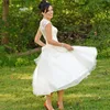 Short Wedding Dresses A Line White Tulle Vintage Sweetheart Wedding Gown Lace Tea Length Free Shipping Bridal Gowns 2022 ► Photo 2/6