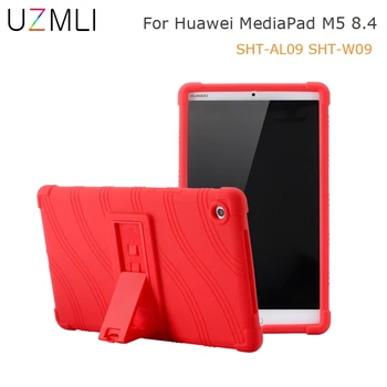 

Soft Case For Huawei Mediapad M5 8.4 inch Silicone Stand Case For Huawei M5 8.4 SHT-AL09/SHT-W09 Rubber Tablet Case