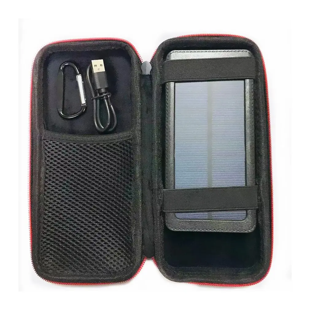 20000 мАч компактный 4USB большой емкости зарядное устройство для мобильного телефона внешний блок питания для смартфона - Цвет: black 2