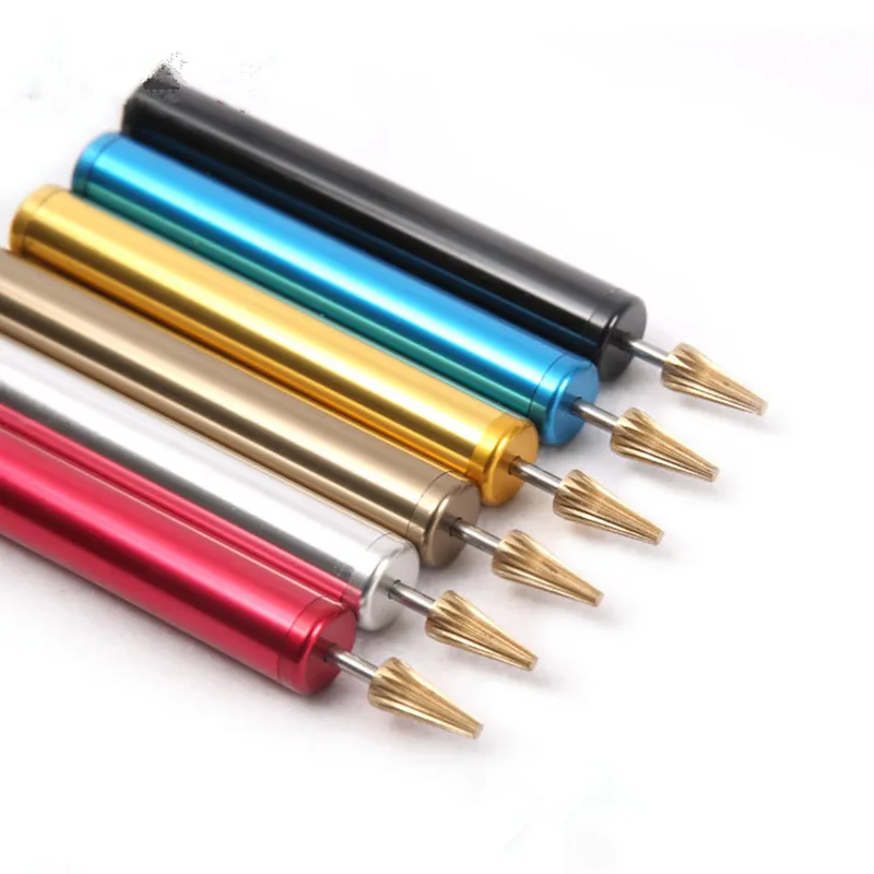 Brass Top Edge Dye Roller Oil Pen Applicator Belt Finisher Leather Diy CraftWRAB