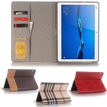 Business Leather Case For Huawei MediaPad T3 10 AGS-L03 AGS-L09 W09 9.6 inch Tablet Support stand Cover with Card Solt + Gift
