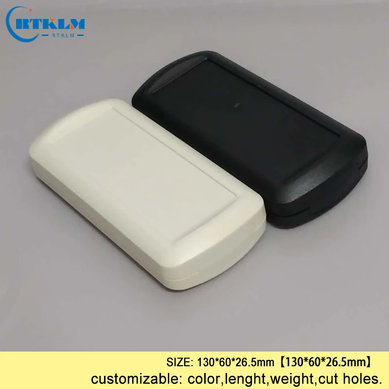 Handheld plastic box for electronic project diy instrument case small plastic enclosure abs control junction box 130*60*26.5mm