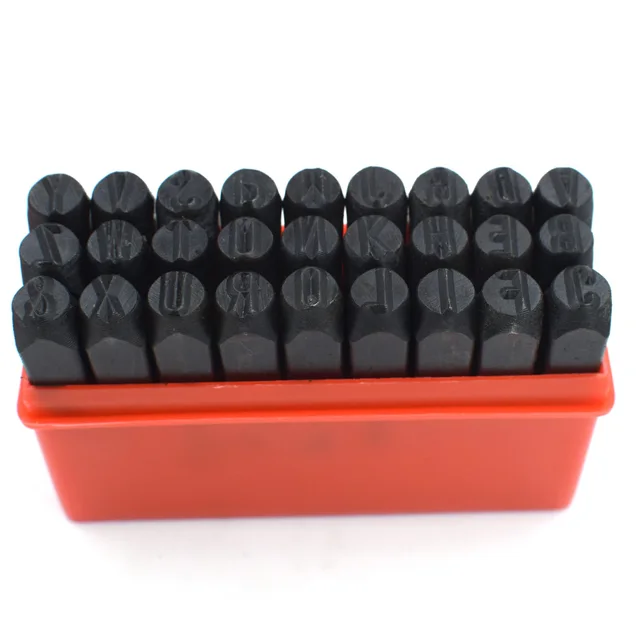 8mm New Stamps Letters Alphabet Numbers Punch Set Wood Leather Steel