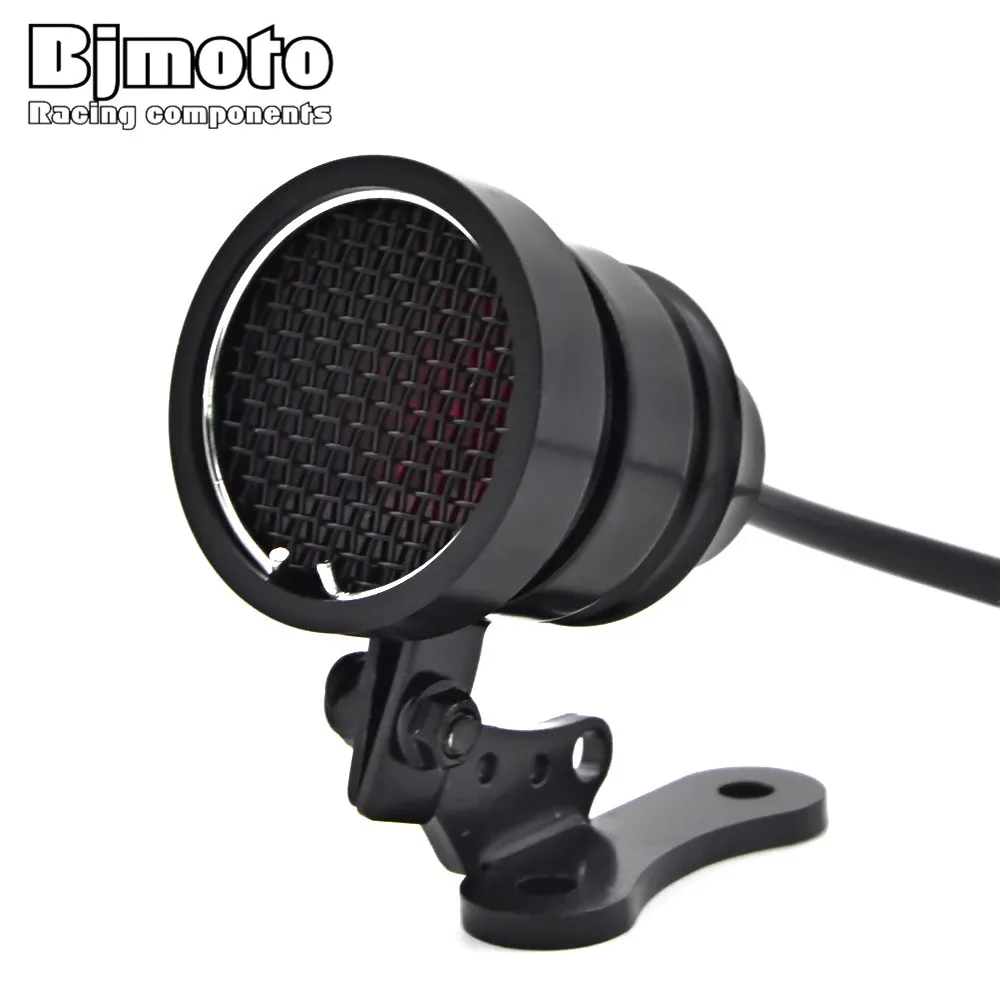 

BJMOTO Motorcycle LED Tail Brake Signal Light Bracket Holder For Harley Sportster Bobber Chopper Motocicleta Luzes de freio