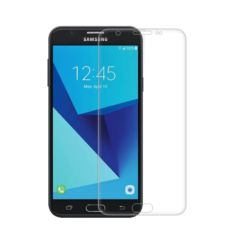 Защитная пленка для экрана Samsung Galaxy J7 2017 мягкая ТПУ J730 полное покрытие изогнутая