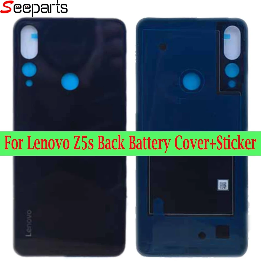 

Original Back Housing For Lenovo Z5s Battery Cover Case Rear Door Replacement Parts with Adhesive Sticker