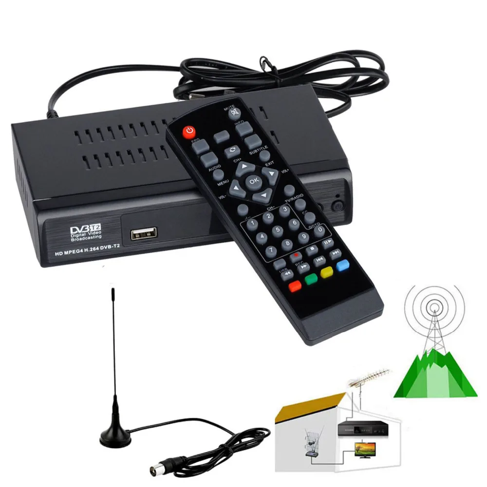 Digital Terrestrial Convertor FTA DVB T2 DVB T HD Set Top Box Receiver